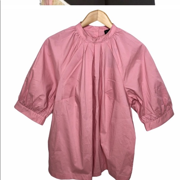 Eloquii Women’s Pleated Top Blouse Pink Sz 16 - Picture 9 of 12